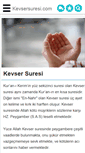 Mobile Screenshot of kevsersuresi.com